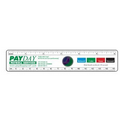 Standard Stress Ruler w/ Stress Crystal (1 1/4"x6 1/4"x.015)